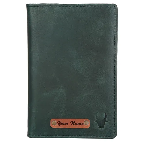 Image of WildHorn Customizable Leather Passport Cover