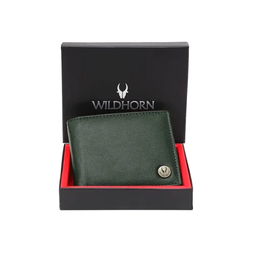 Image of WildHorn Green Leather Wallet 