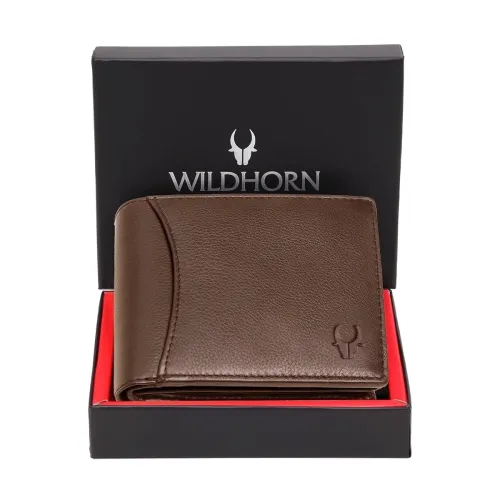 Image of WildHorn Wildhorn India Brown Leather Men's Wallet (WH7311BROWN)
