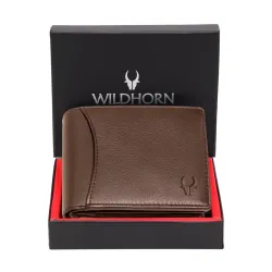 WildHorn Wildhorn India Brown Leather Mens Wallet (WH7311BROWN)
