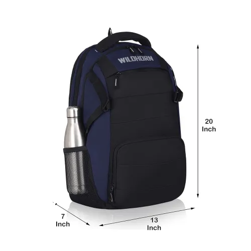 Image of WildHorn Laptop Backpack for Men/Women I Waterproof I Travel/Business/College Bookbags Fit 15.6 Inch Laptop