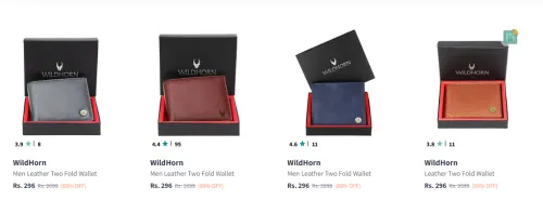 Image of Wildhorn Men's Wallet at minimum 85% Discount