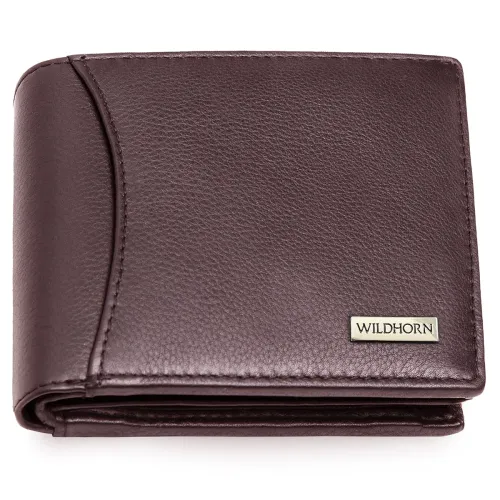 Image of WildHorn Rfid Protected Leather Wallet For Men, Brown
