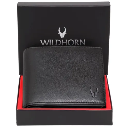 Image of WildHorn RFID Protected Leather Wallet for Men