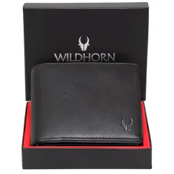 WildHorn RFID Protected Leather Wallet for Men