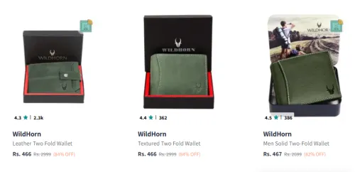 Image of Wildhorn Wallet Minimum 80% Discount