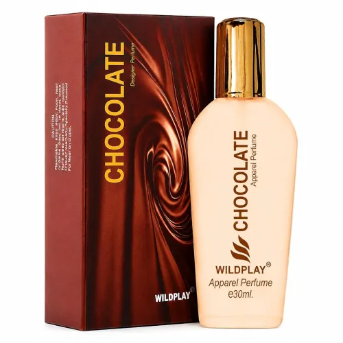 Image of Wildplay Chocolate Spray Perfume Unisex Fragrance Rich Cocoa Notes 30ml