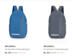 Wildskill Backpack Starting @ ₹251
