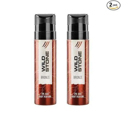 Image of Wild Stone Bronze Perfume Body Spray Pack of 2 (120ml each)