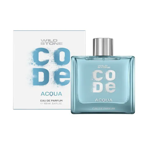 Image of Wild stone Men Code Acqua Long Lasting Eau De Parfum - 100 ml