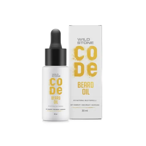 Image of Wild Stone CODE Beard Growth Oil for Men, 30 ml
