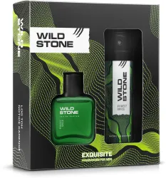 Wild Stone Forest Spice Fragrance Gift Set for Men with Deodorant 150ml & Perfume 50ml (2 Items in the set)