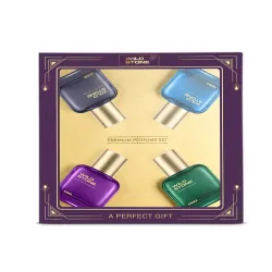 Wild stone Men Premium Perfume Gift Set 30 ml each - Hero + King + Icon + Chief