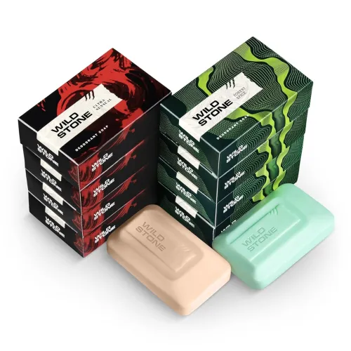 Image of Wild Stone Ultra Sensual and Forest Spice Soaps for Bath, Po8