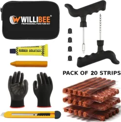 WILLIBEE 7 in 1 Universal Tubeless Tire Puncher Kit 