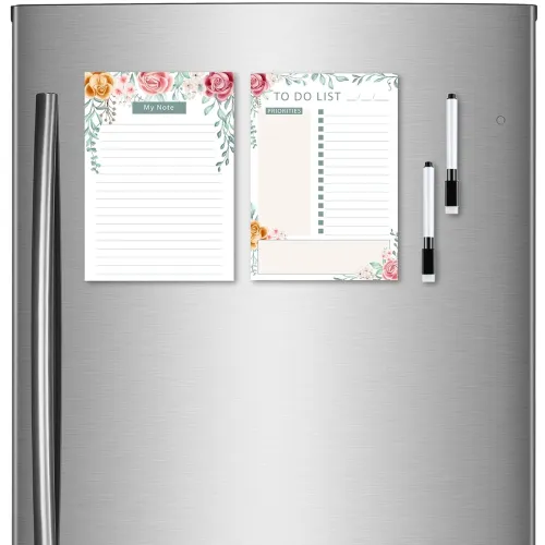 Image of Windup Magnetic to Do List Notes List Combo (15cm X 21cm) 