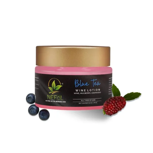 Image of Wine Lotion with Blue Tea Anti-Aging, Brightens Complexion – 50gm