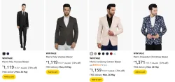 WINTAGE Mens Blazer Minimum 70% Discount