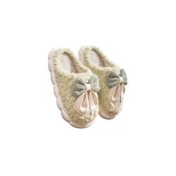 Winter Indoor Slipper for Women Soft Fur Home Flip Flop Slides Unisex Carpet Slippers for Bedroom House Sandals Slip On