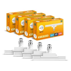 Wipro 10W 3D LED Bulb (Pack of 4), White, Standard (N11011_4, B22D)