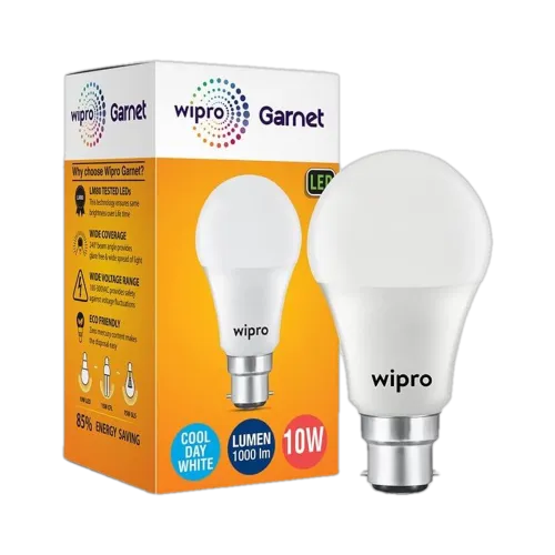 Image of Wipro 10 W Basic Standard B22 LED Bulb (White)