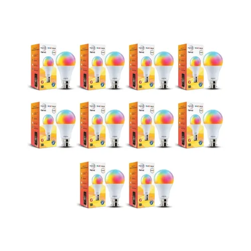 Image of Wipro 12W B22 LED White Bulb, (NS1210,Pack of 10)