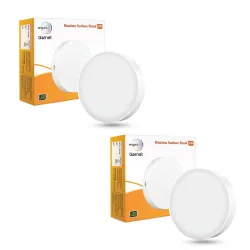 Wipro 12W Rimless Round LED Panel Light 2pcs