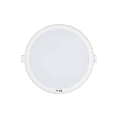 Image of Wipro 15 Watt Iris Neo Nextgen, 6500K Recessed Slim LED Downlighter (White, Pack of 1)