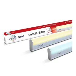 Wipro 20W Smart LED Batten – Wi-Fi, Tunable & Dimmable