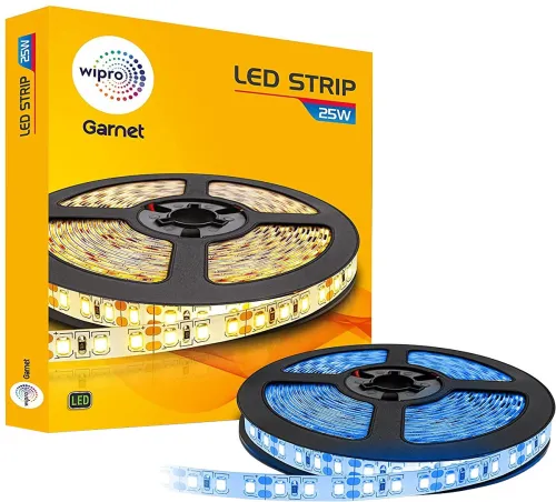 Image of Wipro 300 LEDs 197.24 inch Blue Steady Strip Rice Lights (Pack of 1)