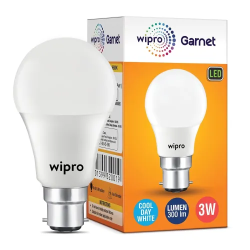 Image of wipro 3W Led Cool Day Light Bulb 