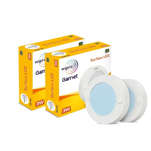 Image of Wipro 3w Surface Cabinet Striker, Coolwhite(Pack of 2)