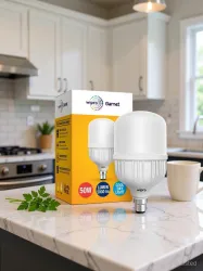 WIPRO 50 W Basic Standard B22 LED Bulb (White)