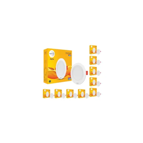 Image of wipro 6W Alpha Downlight Pack of 10