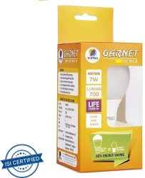Wipro 7 W Basic Standard E27 LED Bulb (White)