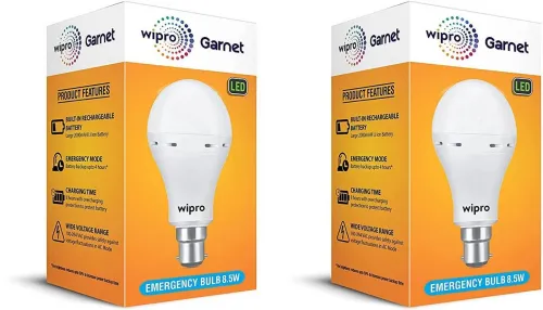 Image of Wipro 8.5W Rechargeable LED Po2