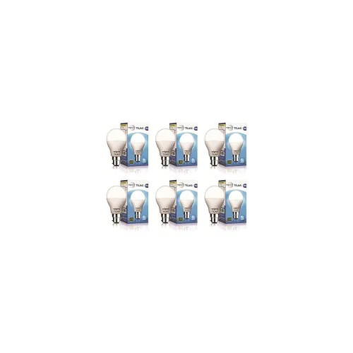Image of wipro 9W B22 LED White Bulb, Pack of 6 (