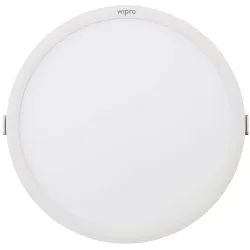 Wipro 9W LED Cool Daylight Downlighter, Pack of 1, (456000000000)
