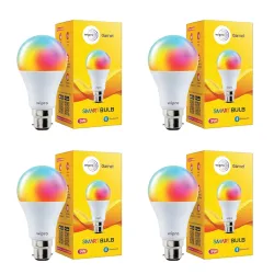 Wipro 9W Smart Bulb B22 (Pack of 4)