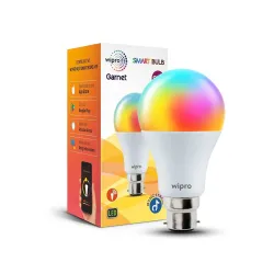 wipro 9-Watt B22 WiFi Smart LED Bulb with Music Sync