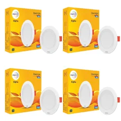 Wipro ABS 6W Alpha Downlight 4Pcs