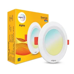 Wipro Alpha 6W CCT LED Panel Light