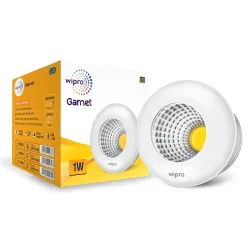 wipro Aluminium Garnet 1W Led Cabinet Cob
