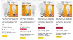 Wipro Blub Starting @ ₹52