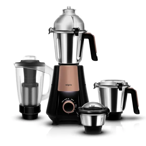 Image of Wipro Elato Divine FMG 215 800 Watt Mixer Grinder with 4 Jars