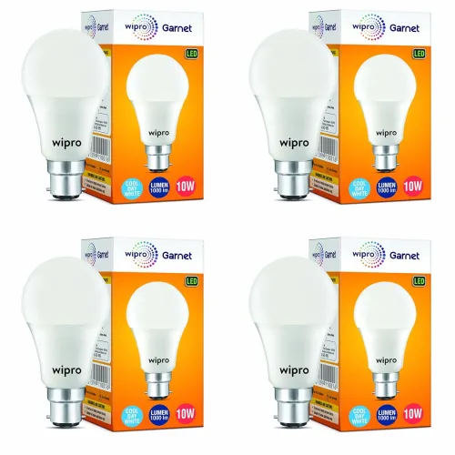 Image of Wipro Garnet 10W LED Bulb for Home & Office |Cool Day White