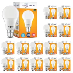 wipro Garnet 10W LED Bulb Pack of 15