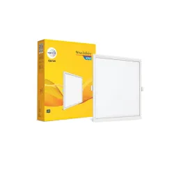 wipro Garnet 10W Square LED Wave Infinity Panel|Neutral White Light (4000K)|Rimless Panel with Ultra-Slim Design|Recesse