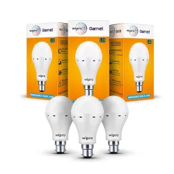 Wipro Garnet 12W LED Emergency Bulb (Pack of 3)