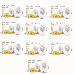 wipro Garnet 12W LED Wave Spotlight | Cool White Light (6500K)